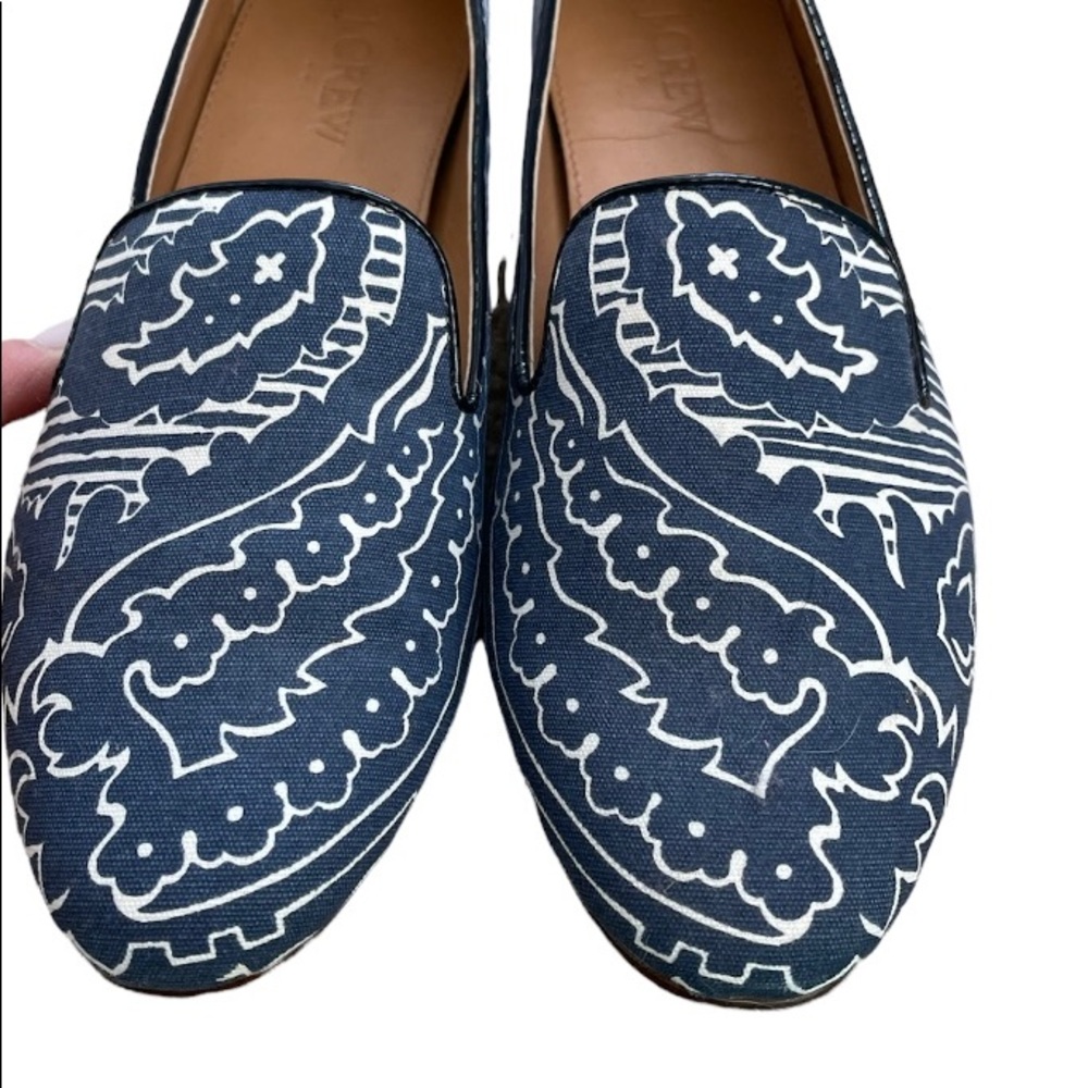J Crew Addie Printed Loafers in EUC